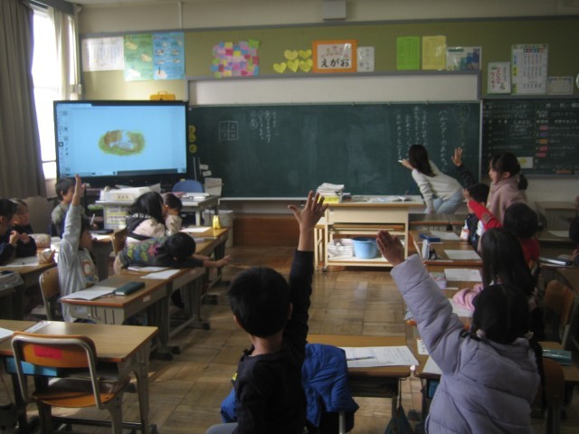1年道徳授業の写真
