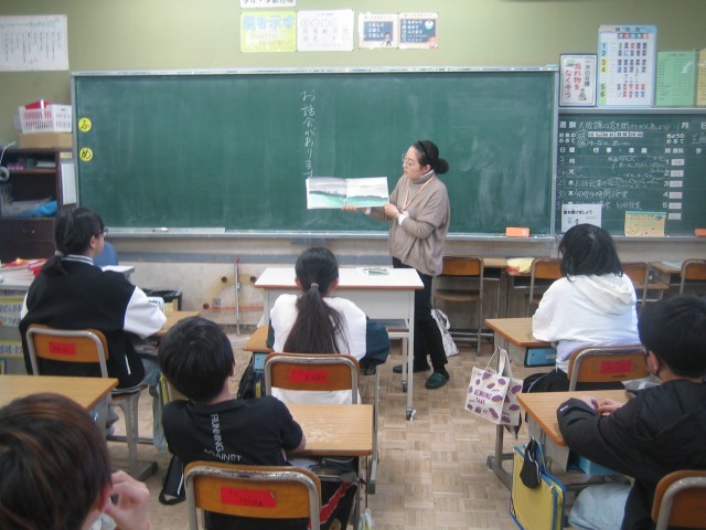 5年２組読み聞かせ写真