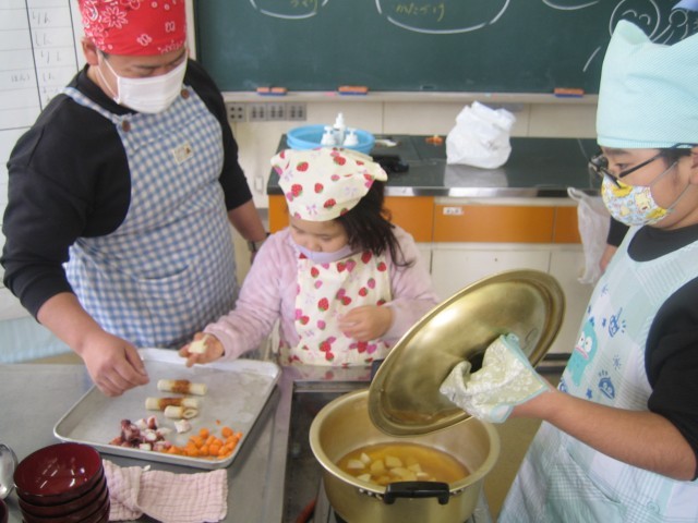 調理実習の写真②