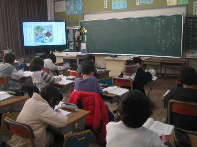 3年国語科授業の写真