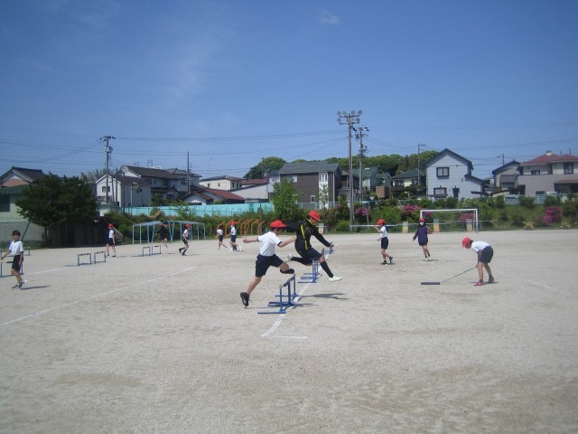 6年ハードル走