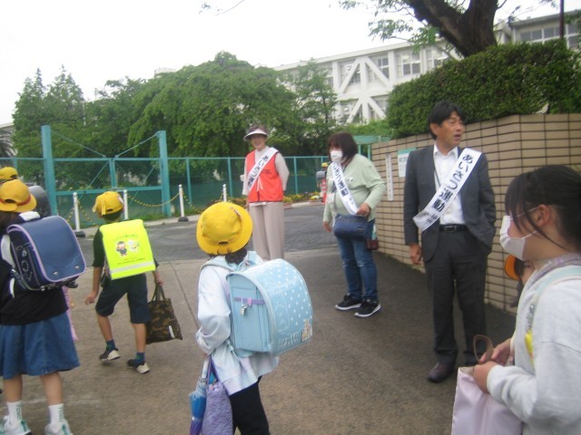朝のあいさつ運動