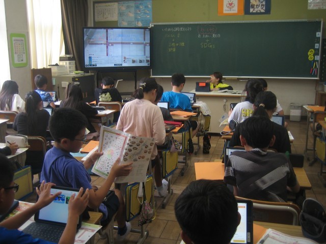 6年家庭科炒め料理