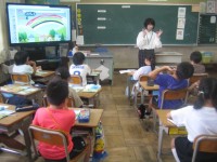 3年外国語活動の様子