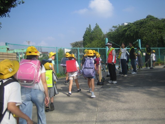 朝のあいさつ運動