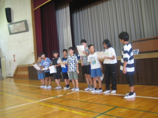 5年野外活動ファイヤー実行委員
