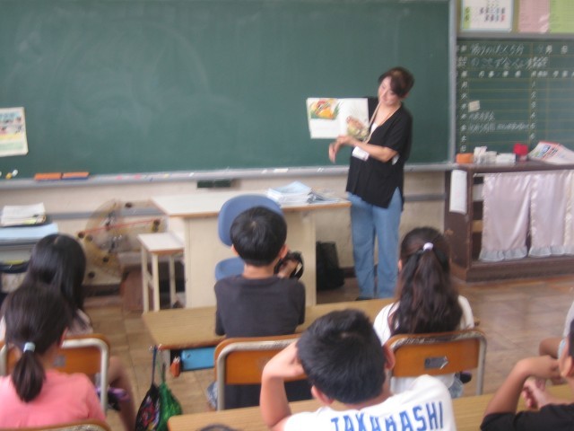 4年1組読み聞かせ