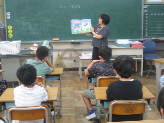 5年3組読み聞かせ