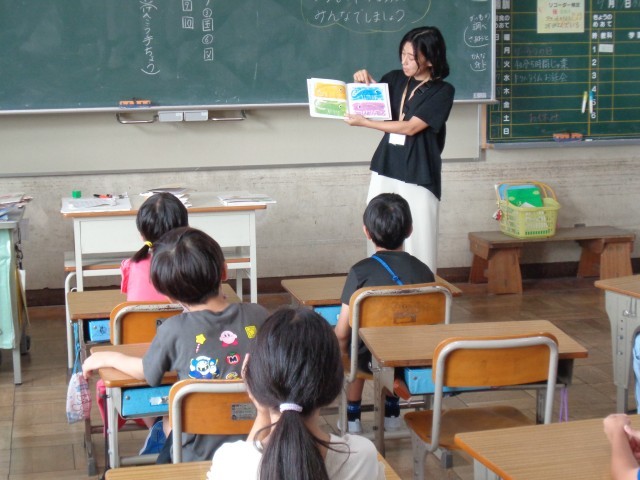 3年1組読み聞かせ