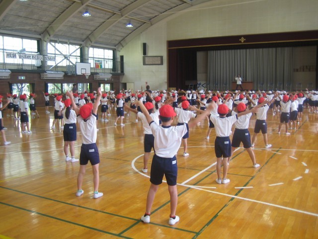 １・2年運動会練習
