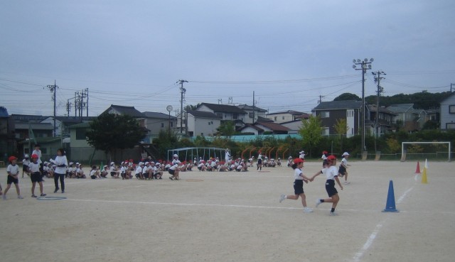 2年４年ペア種目練習