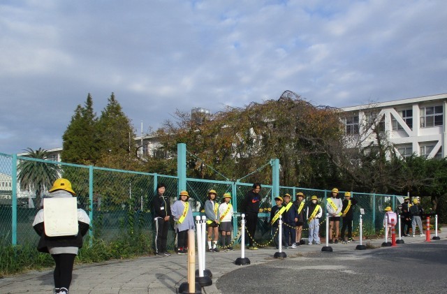 朝のあいさつ運動