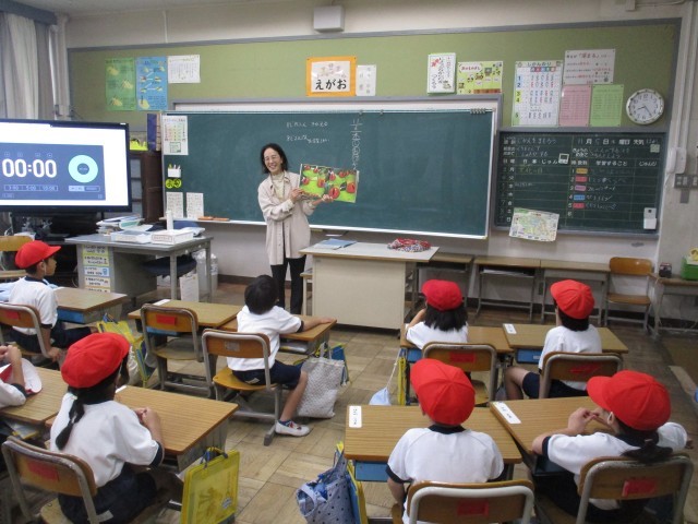 1年1組読み聞かせ