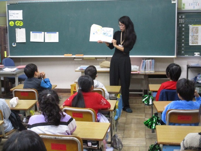 ２年２組読みきかせ