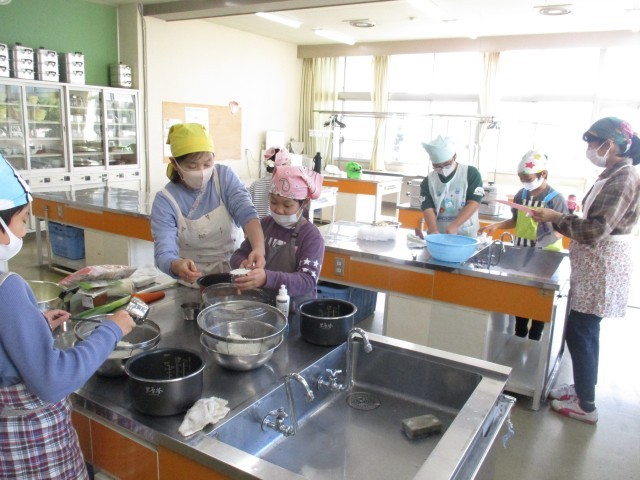 あすなろ1組調理実習