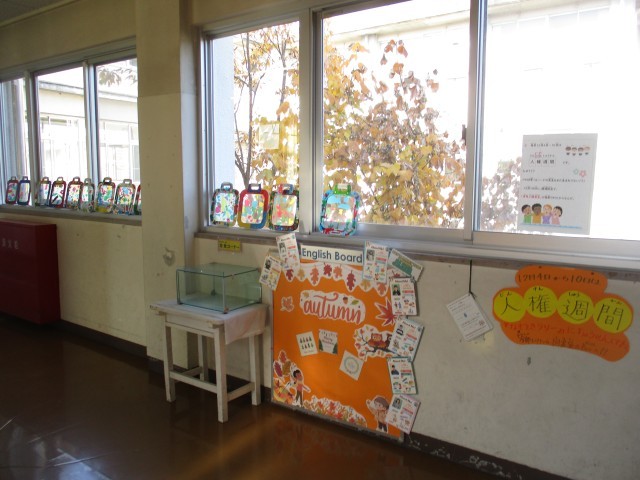 校内掲示の様子