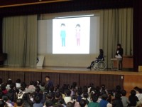 朝会での人権講話