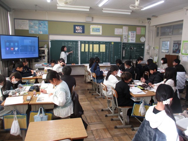 6年国語の授業