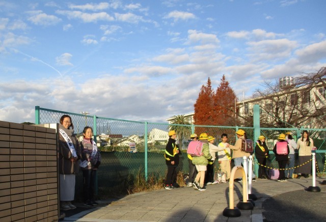 朝のあいさつ運動