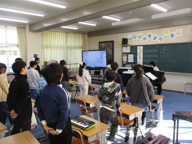 ５年音楽　合唱