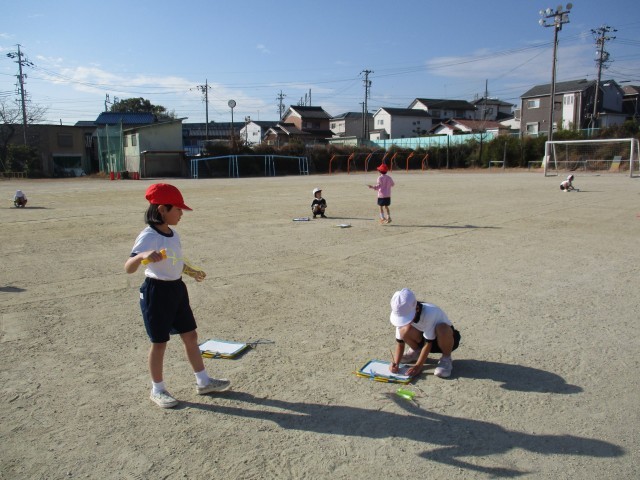 ２年体育　なわとび