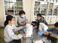 5年生のミシン実習１