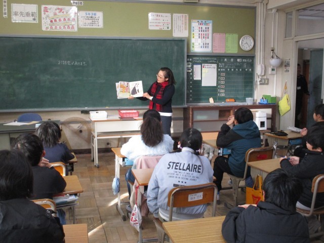 5年3組読み聞かせ