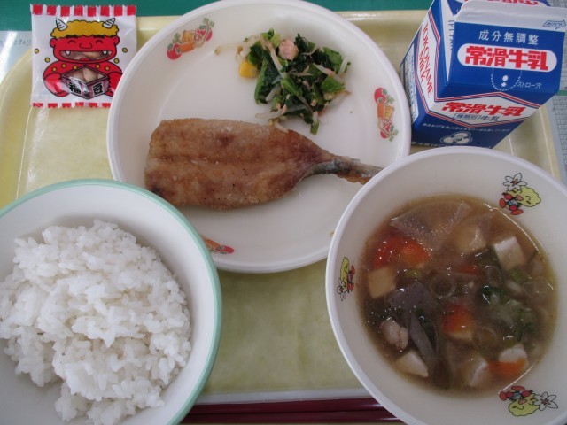 給食(節分の日)