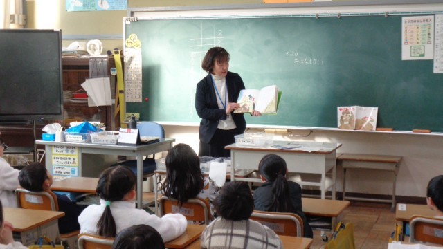 1年2組読み聞かせ