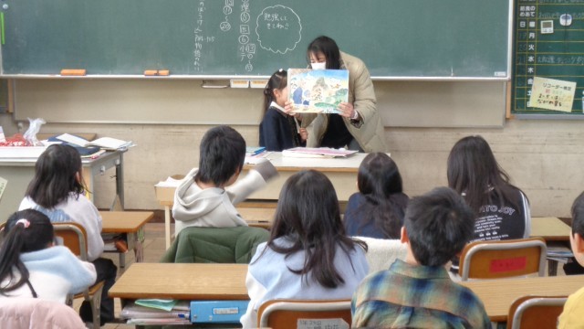 3年2組読み聞かせ