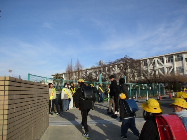 朝のあいさつ運動