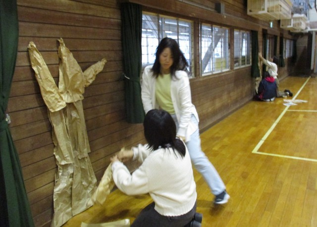 体育館の飾り付け２