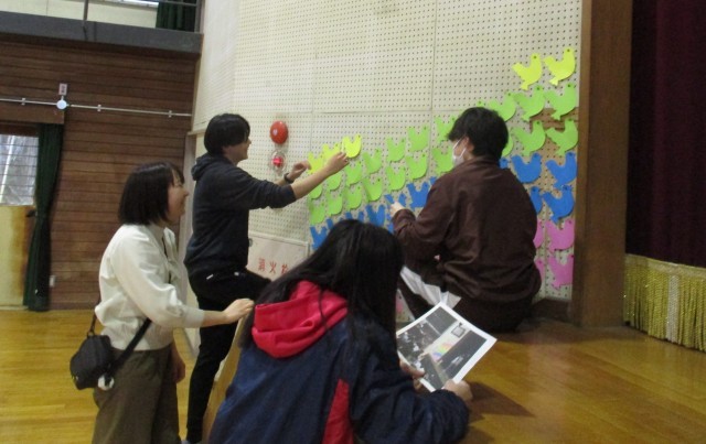 体育館の飾り付け３