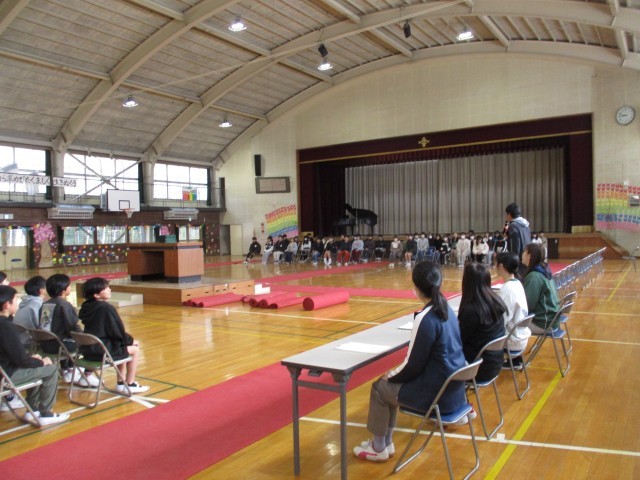 卒業式総合練習１