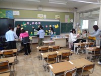 1年生の教室準備