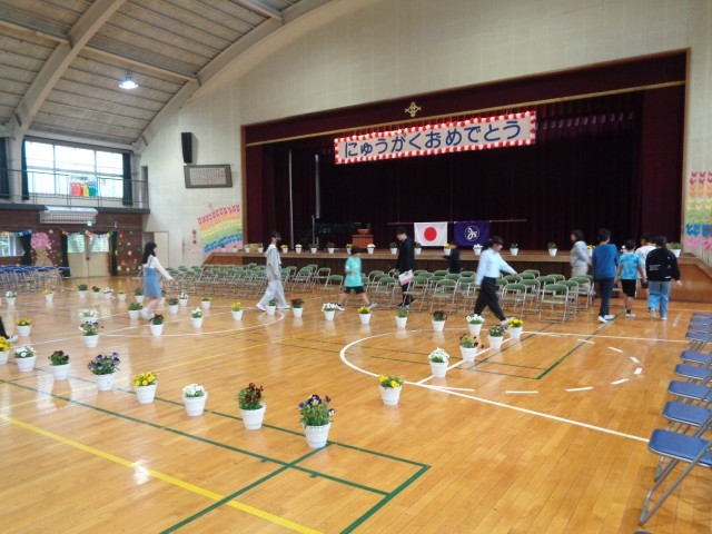 入学式のリハーサル