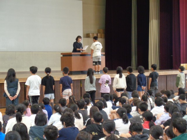 学級委員の任命