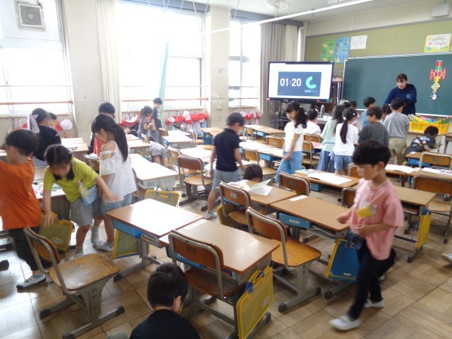 １年生のゴミ拾い