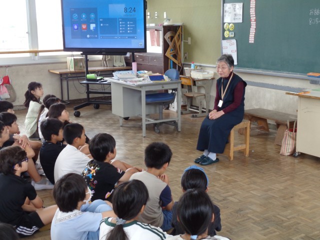 5年1組読み聞かせ