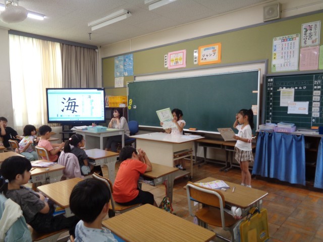 2年生の朝の会