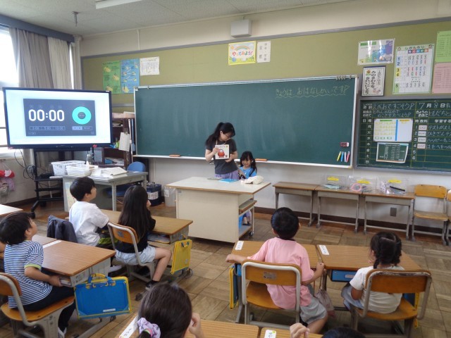 1年1組読み聞かせ