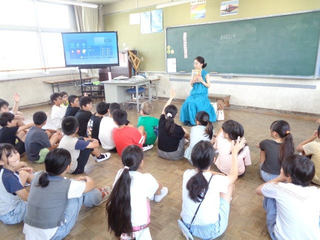 5年1組読み聞かせ