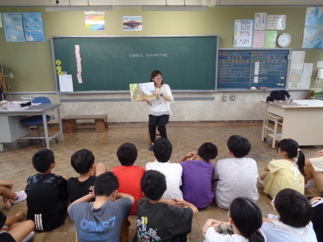5年1組読み聞かせ