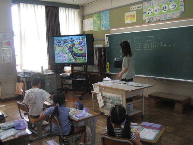 ２年生算数授業の写真