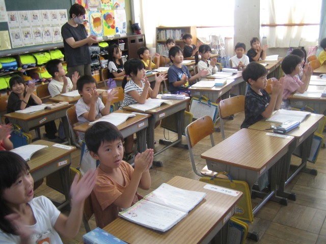 1年国語の授業の写真