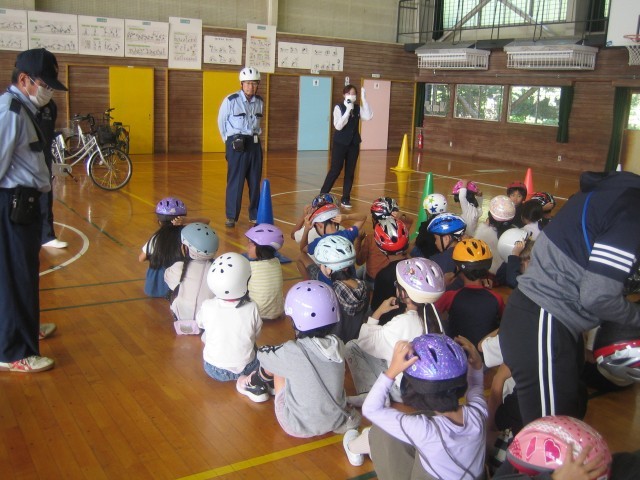 3年交通安全教室の写真