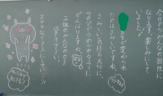 2024年9月2日　４年２組黒板