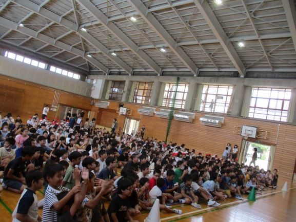 2024年9月6日　じゃんけん大会会場の応援