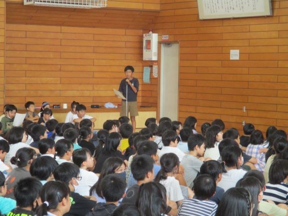 2024年9月19日　立ち会い演説会　選挙管理委員　司会