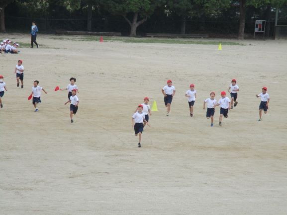 2024年9月24日　3年生　リレー選抜　赤　男子